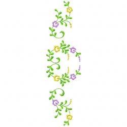 Flowers And Tree Embroidery Design 11 Flowers And Tree Embroidery Design 11